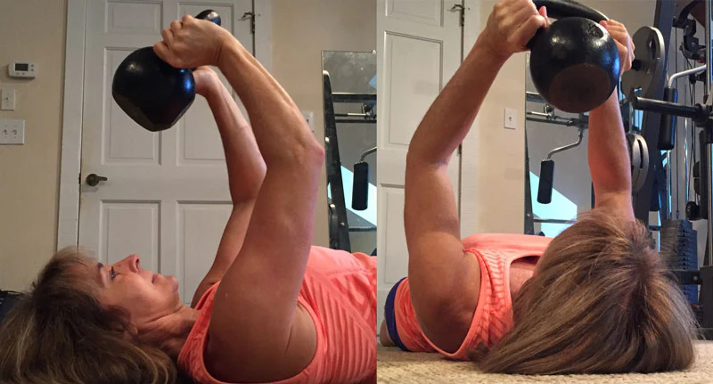 Kettlebell-Übung gegen Rückenschmerzen von Laurel Blackburn