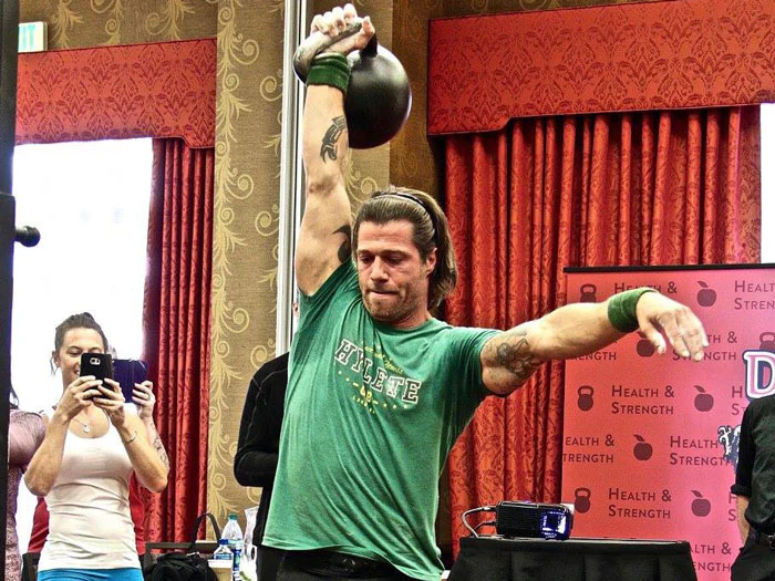 Robert Miller Beast Kettlebell Press