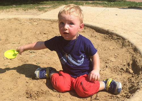 Sitzen mit interner Rotation