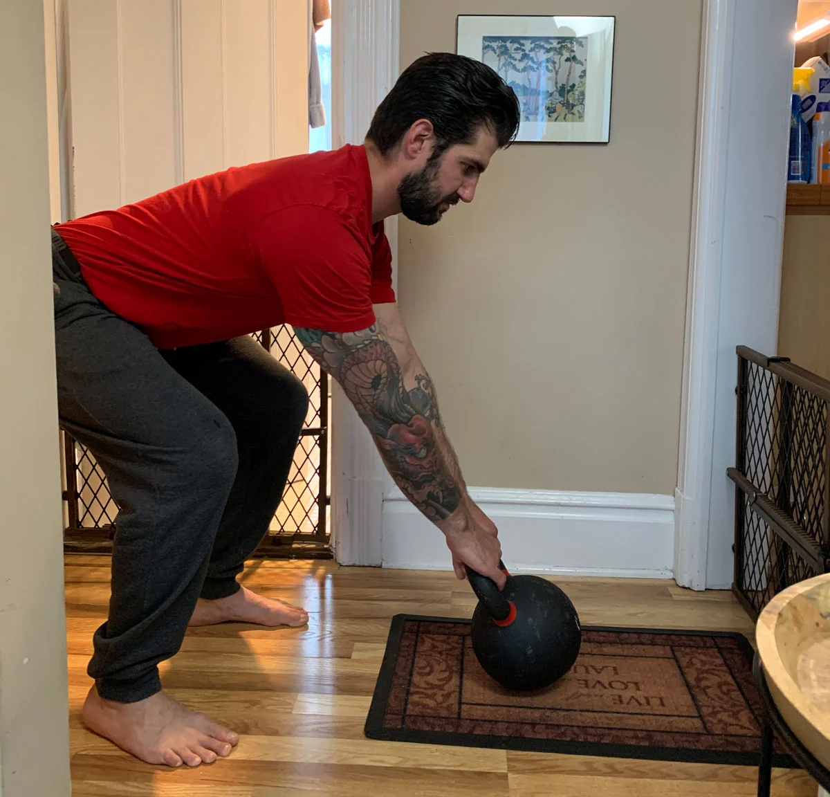 Joe Boffi, RKC Teamleiter Kettlebell-Workouts zu Hause