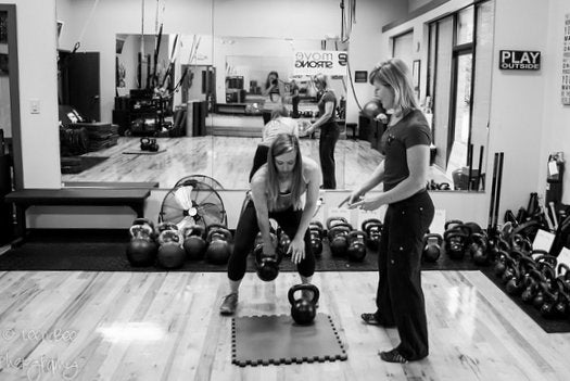 RKC Team Leader Lori Crock Coaching Swings