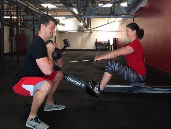 Kathryn Taylor Goblet Squat und Rudern