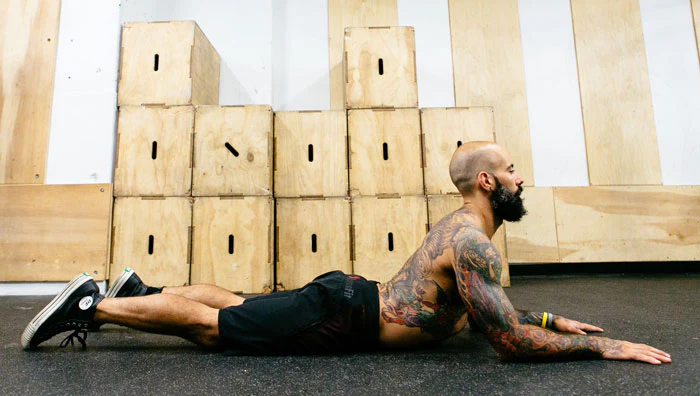 Angelo Gala Sphinx-Pose