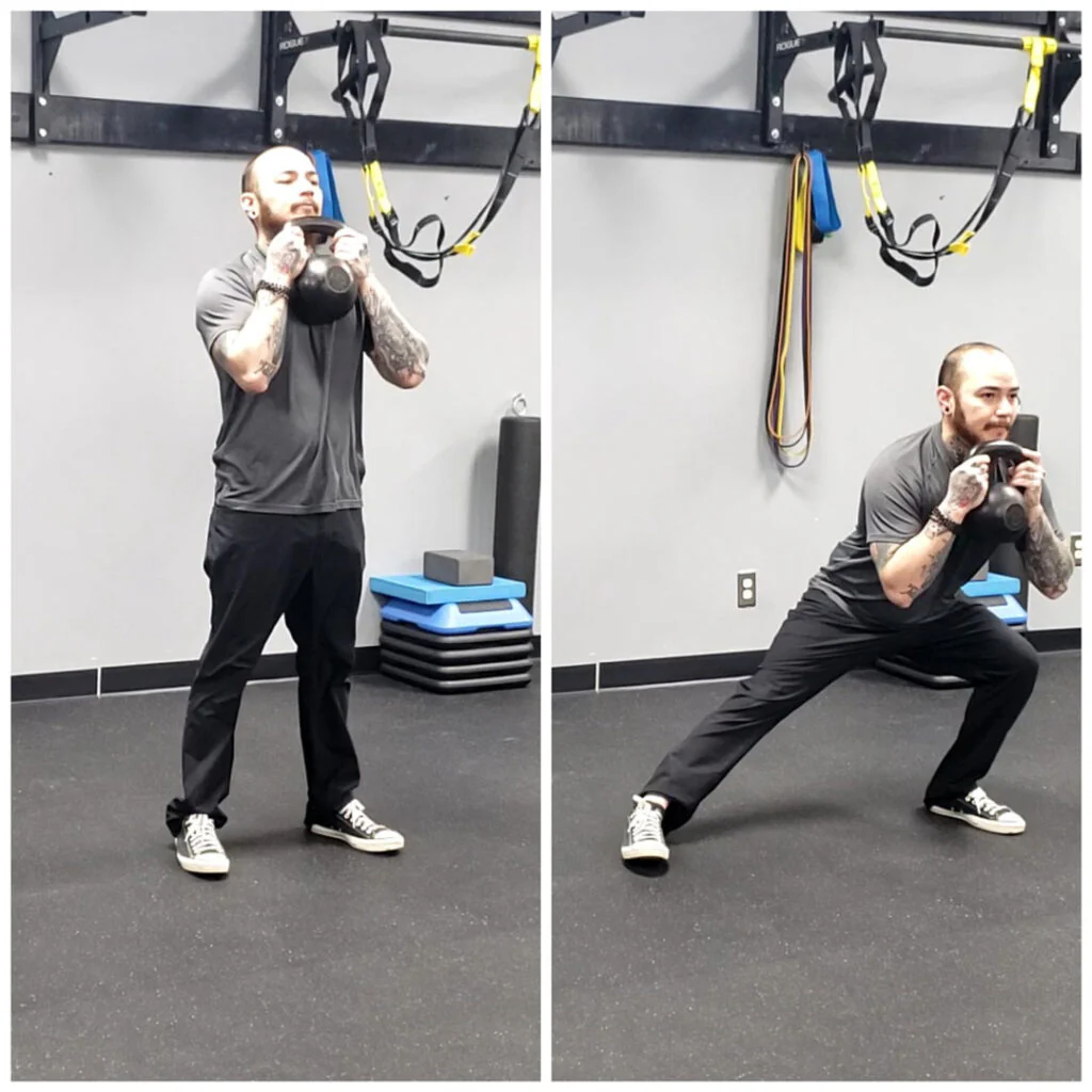 Kettlebell Lateral Lunge
