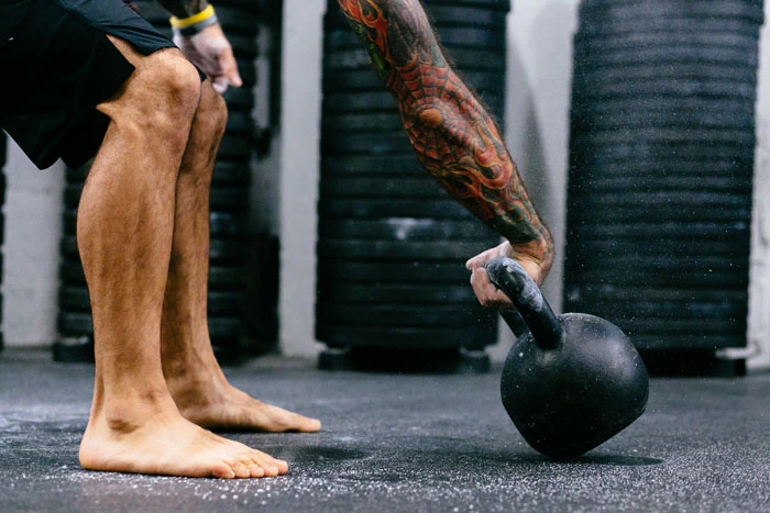 Angelo Gala Kettlebell Snatch Vorbereitung