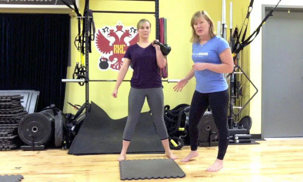 RKC Team Leader Lori Crock's Kettlebell Cleans Tutorial