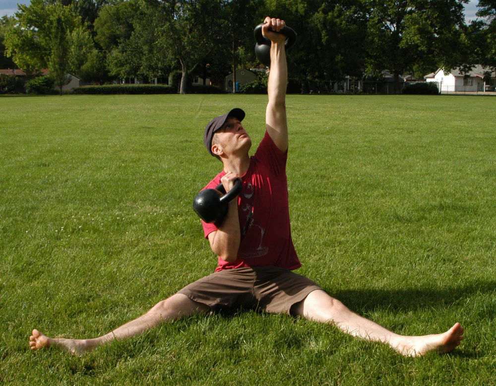 Z-Saw Kettlebell Press Nick Collias