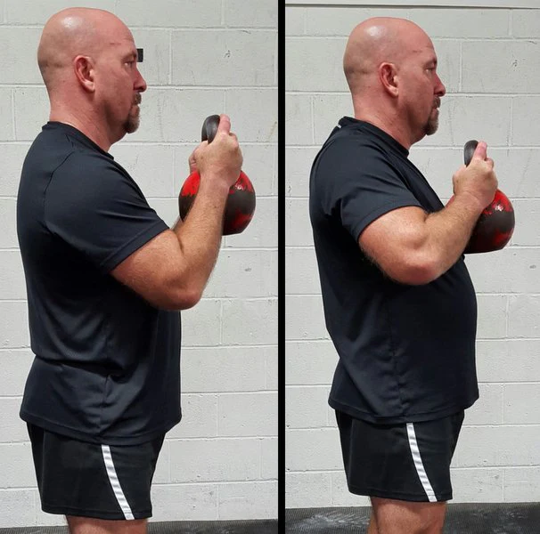 MikeKrivkaGoblet Squat Kettlebell Position
