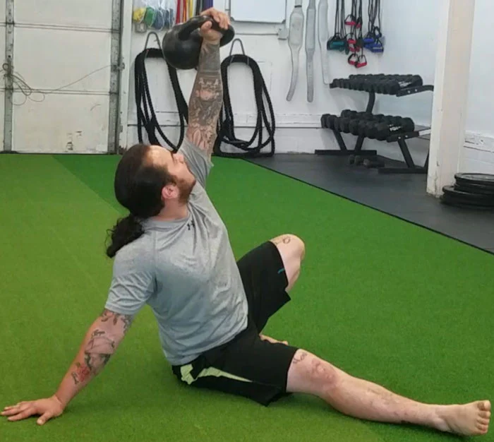 William Sturgeon Kettlebell Get-Up Kettlebells for golf