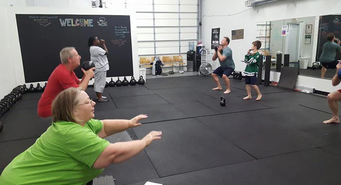 Pau lBritt Group Training Squats