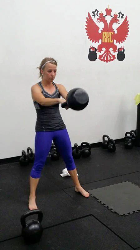 Paul Britt Training Justine with 32kg