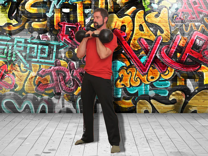 Florian Kiendl double kettlebell clean