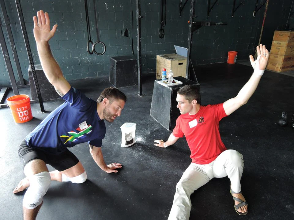 Nick Lynch Training With Lawrence Dunning