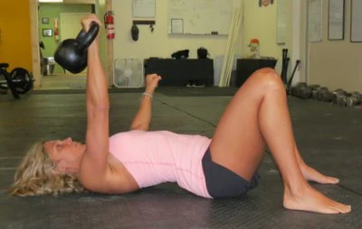 belly button up to chin. This will help bring low back to the floor.