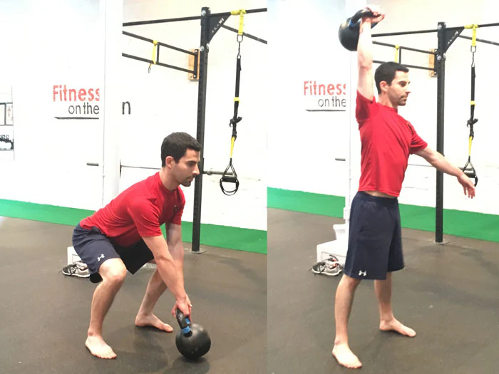 Ryan Jankowitz, RKC-II Kettlebell Snatch Übung